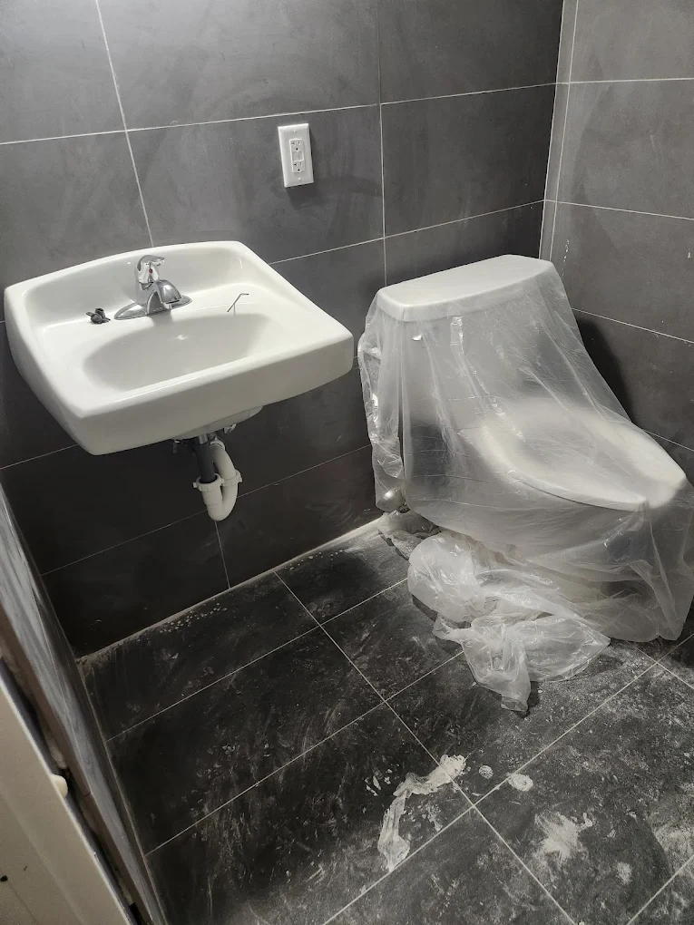 Utility sink faucet repair