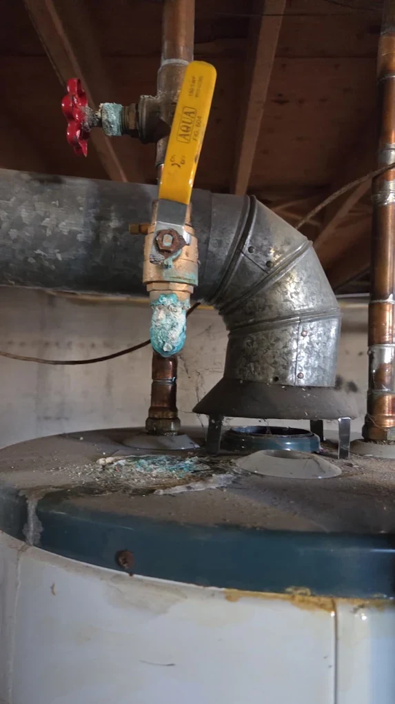 Water heater pressure relief valve repair